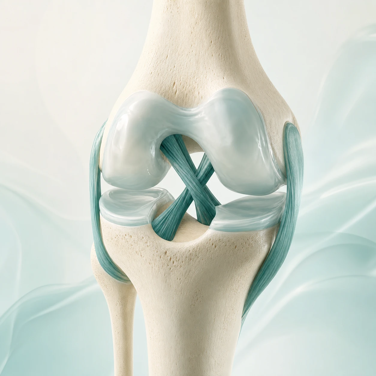 Anatomia de ligamentos do joelho